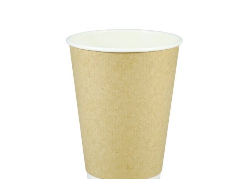16oz Double Wall Cup - Light Brown